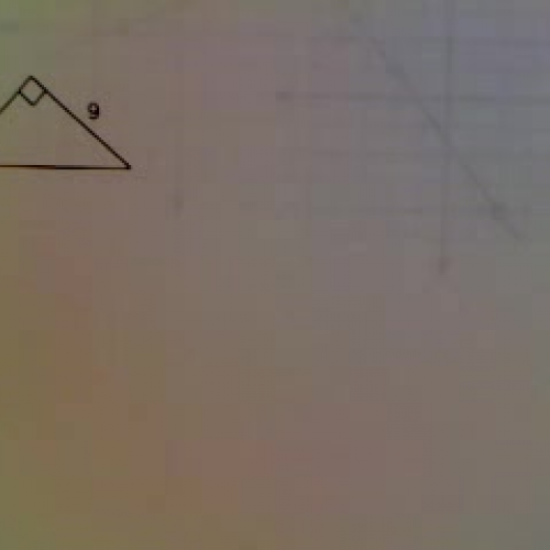 Pythagorean Theorem: Hypotenuse Problem