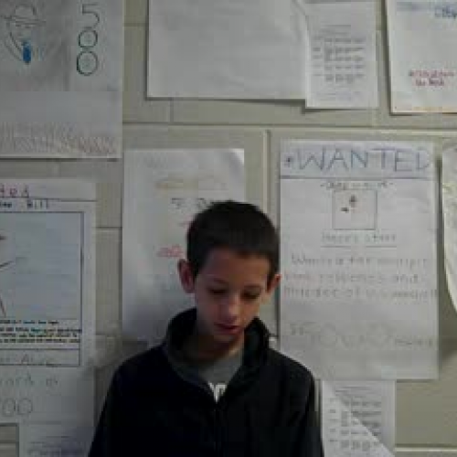 Mr. Benson's  Third Period Autobiographies