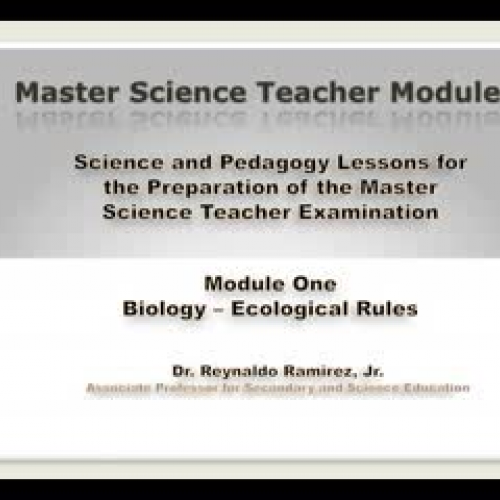 Module 1 - Ecological Rules