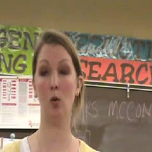 Teaching presentation and organization skills