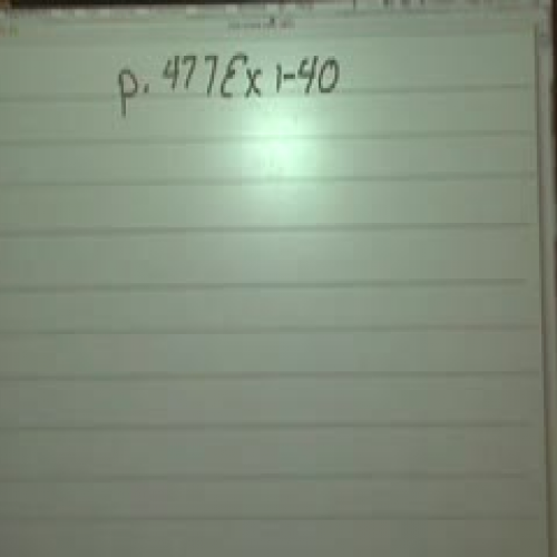Pre-algebra p. 477