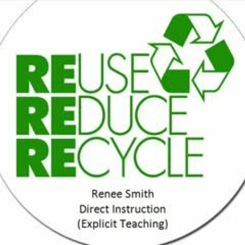 Reduce, Reuse, Recycle