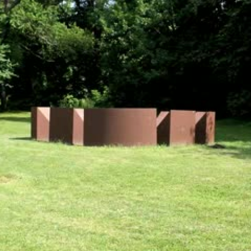 "The Wedges" (1970) by artist Robert Morris