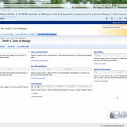 Adjusting Permissions on Your Class Website