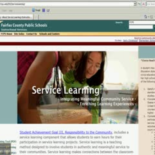 Service Learning Screencast - 4/25/2011