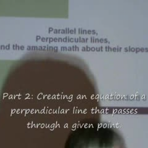 Properties of parallel and perpendicular line