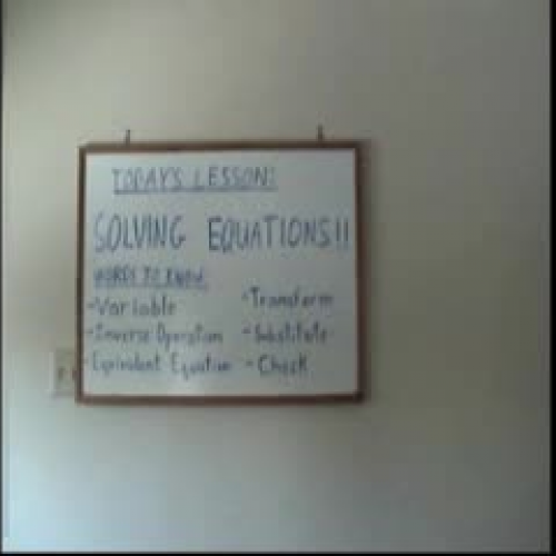 Don't Stop Solvin' - Algebra