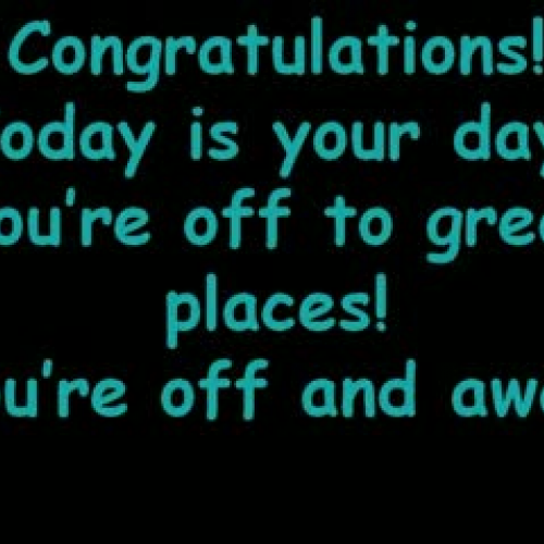 Oh the Places You'll Go