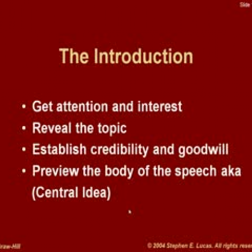 Extra Intro &amp; Conclusion