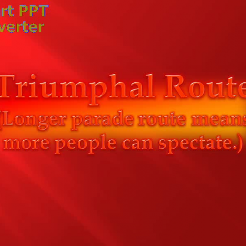 Roman Mililitary Triumphal Processions