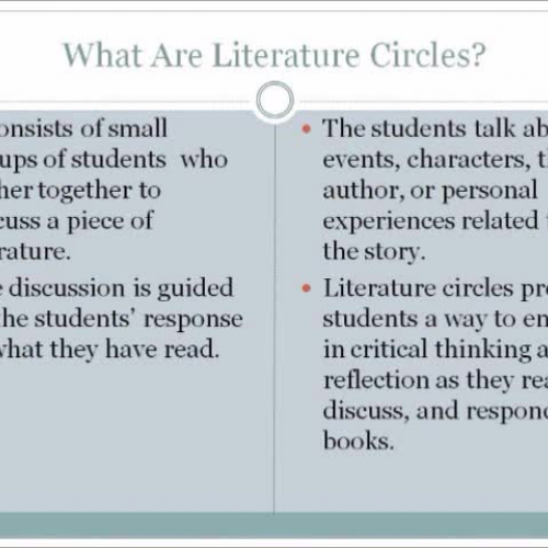 Literature Circle