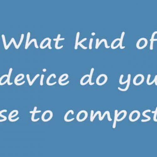 Interviews on Composting