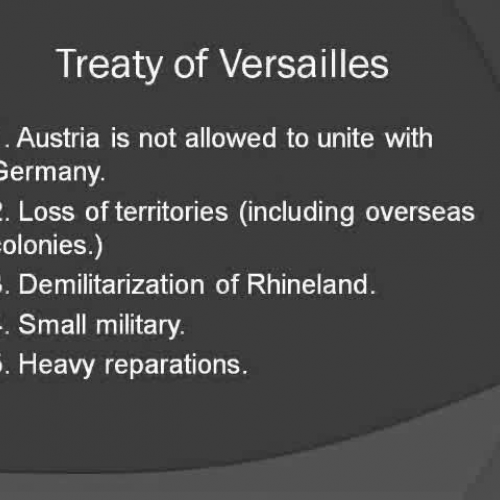 Beginning of World War II