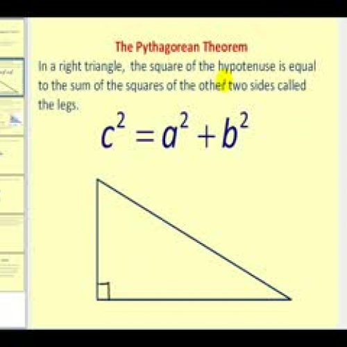 The Pythagorean Theorem