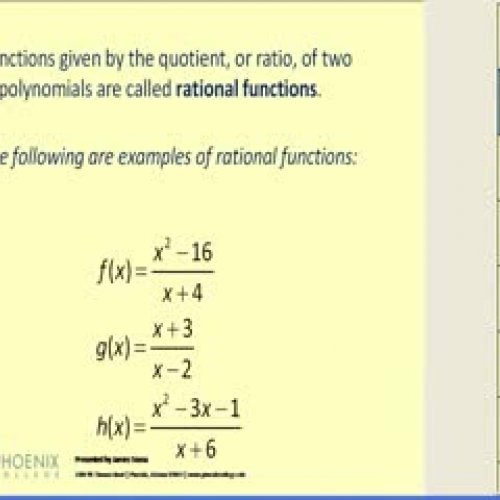 Graph Rational Functions