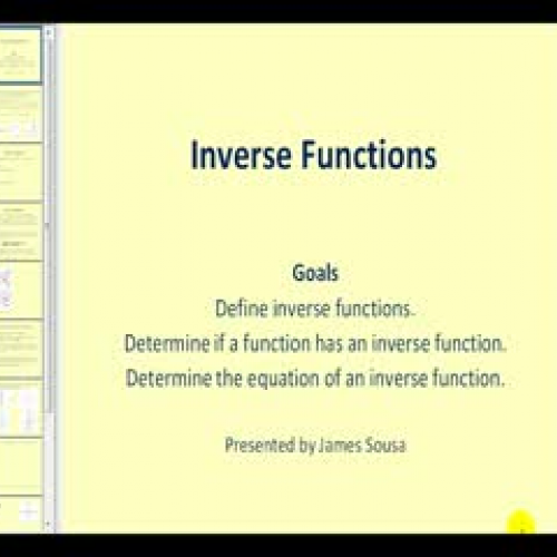 Inverse Functions