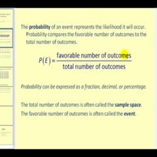 Determining the Probability of a Union of Eve