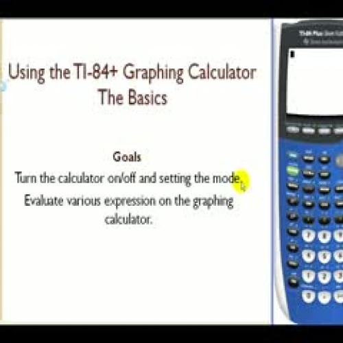 Graphing Calculator Basics