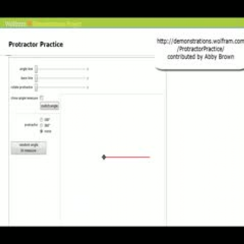 Measuring Angles Using a Protractor