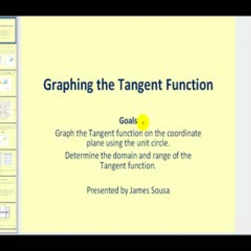 Graphing the Tangent Function