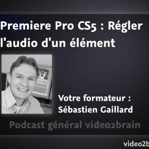 Premiere Pro CS5 : Régler l'audio d'un élémen