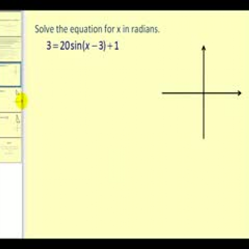 Solving Trigonometric  Equations V