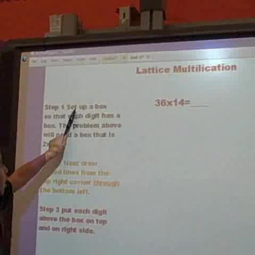 Lattice Multiplication