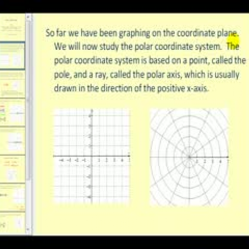 Introduction to Polar Coordinates