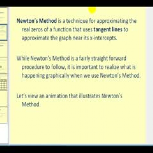 Newton's Method