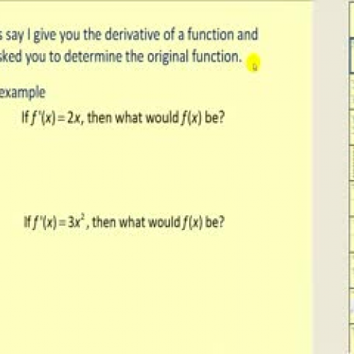 The Antiderivative