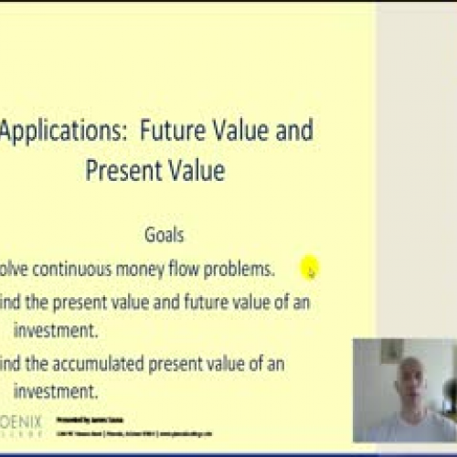 Future and Present Value - Part 1 of 2