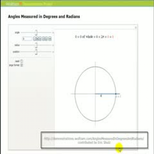 Animation:  Angles in Standard Position