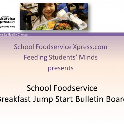 Breakfast Jumpstart Bulletin Board