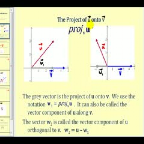 Vector Projection