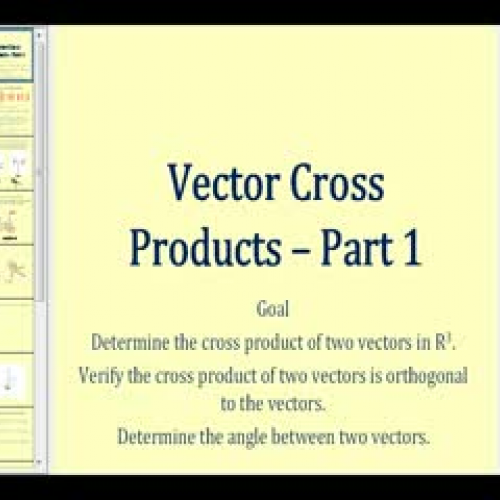 Vector Cross Products