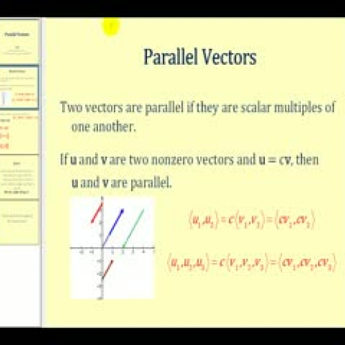 Parallel Vectors