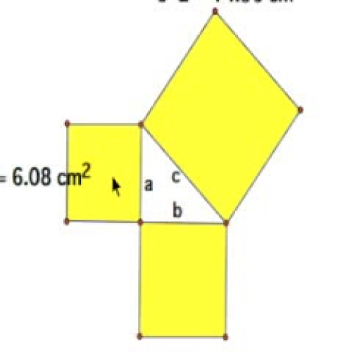 Pythagorean Theorem Visualization