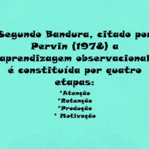 Teoria Social Cognitiva