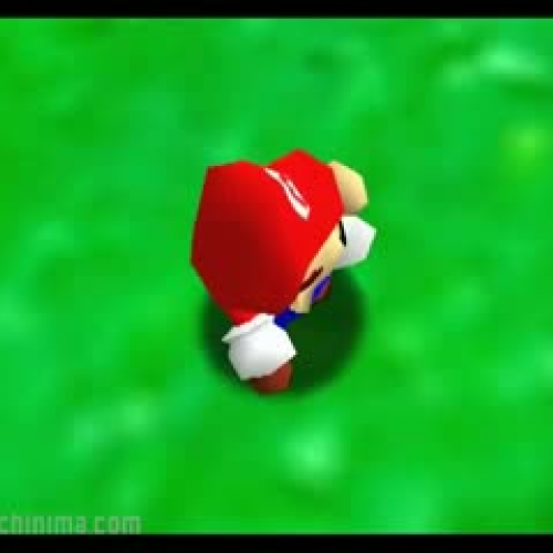 mario stompin on goomba