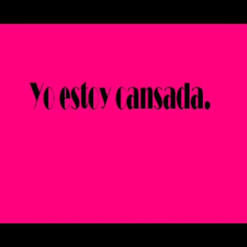 Spanish Class Assignment