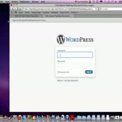 Using WordPress