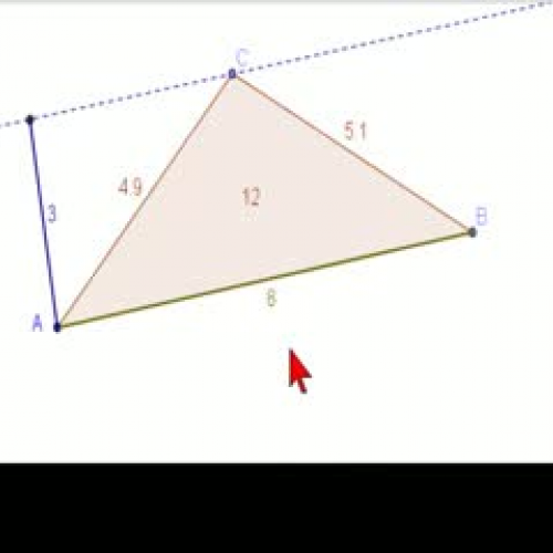 Challenge-All Triangles Base=8 and Height=3