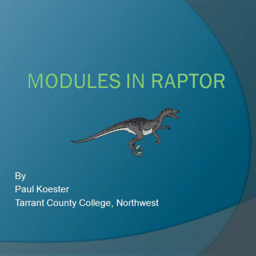 Modules in RAPTOR