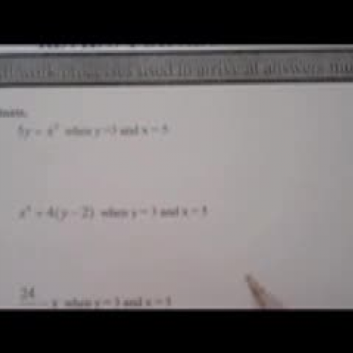 Alg I Midterm Review