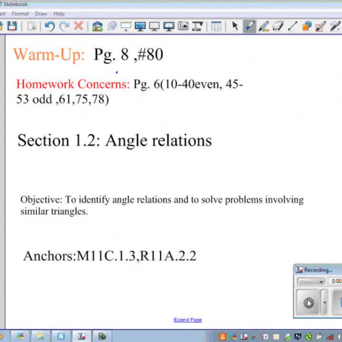 sec. 1.2 Angle Relations