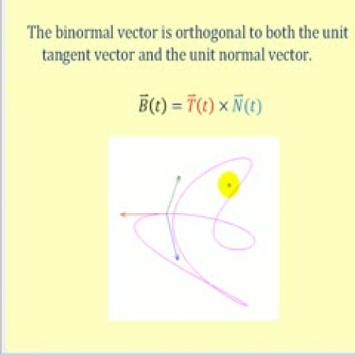 Determining the Binormal Vector