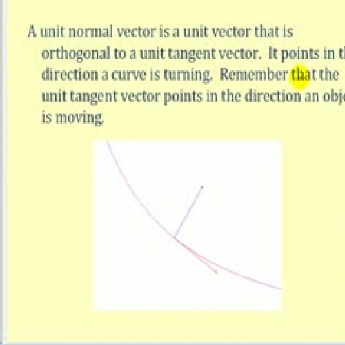 Determining the Unit Normal Vector