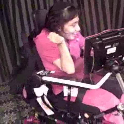 Super Profiler Wheelchair Mount in Use