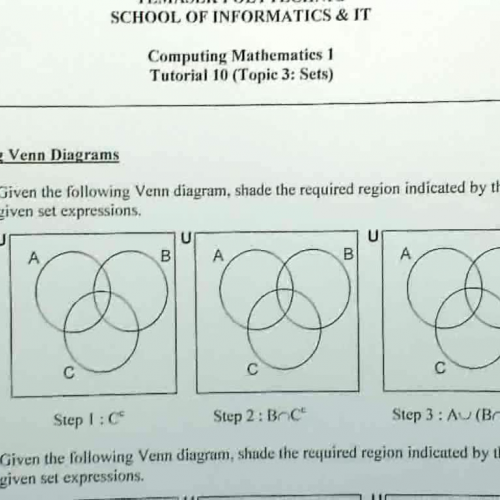 Tutorial 10 - part 1