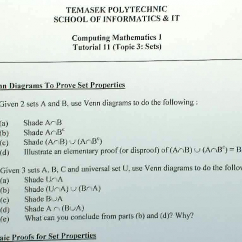 Tutorial 11 - part 1
